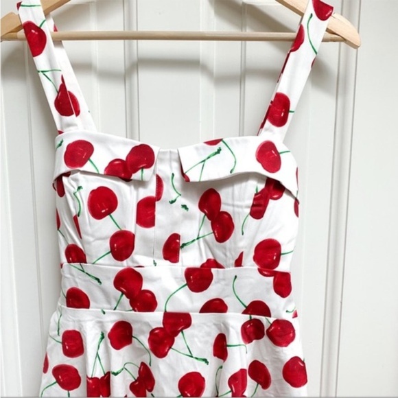 Modcloth Cherry Print Mini Dress - Picture 7 of 8